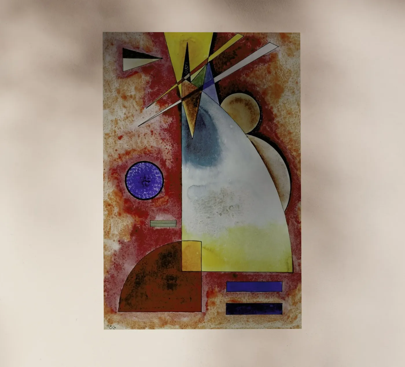 Kandinsky - Intermingling pellicola backlit da ARTOTHEK