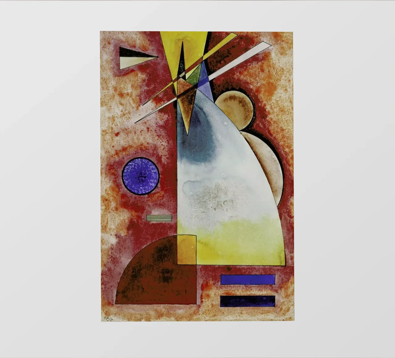 Kandinsky - Intermingling telo in pvc da ARTOTHEK