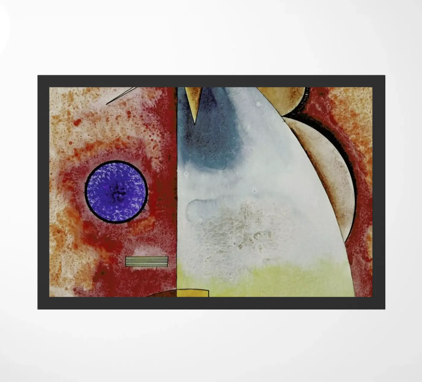 Kandinsky - Intermingling paillasson de ARTOTHEK