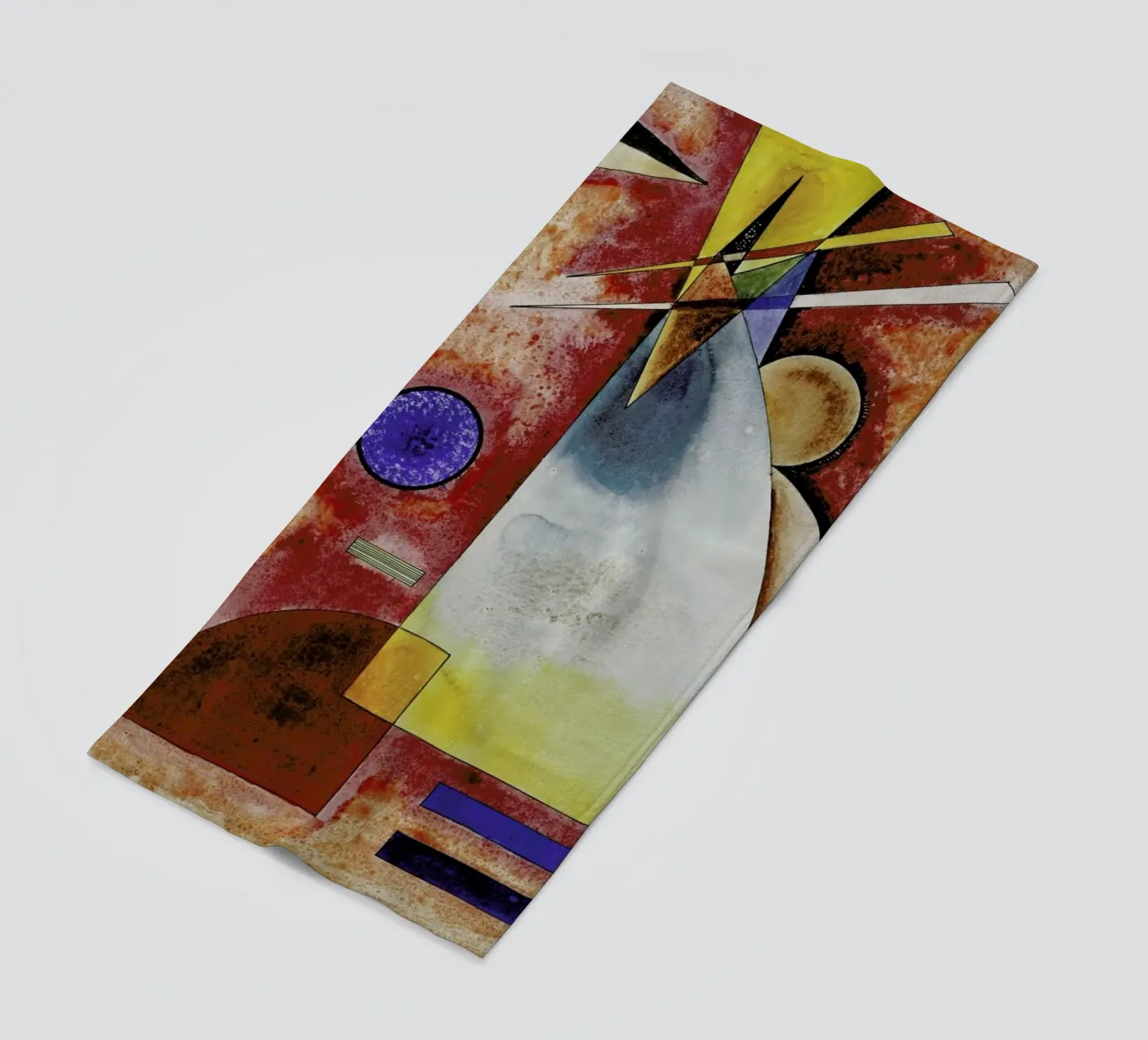 Kandinsky - Intermingling strandhanddoek van ARTOTHEK