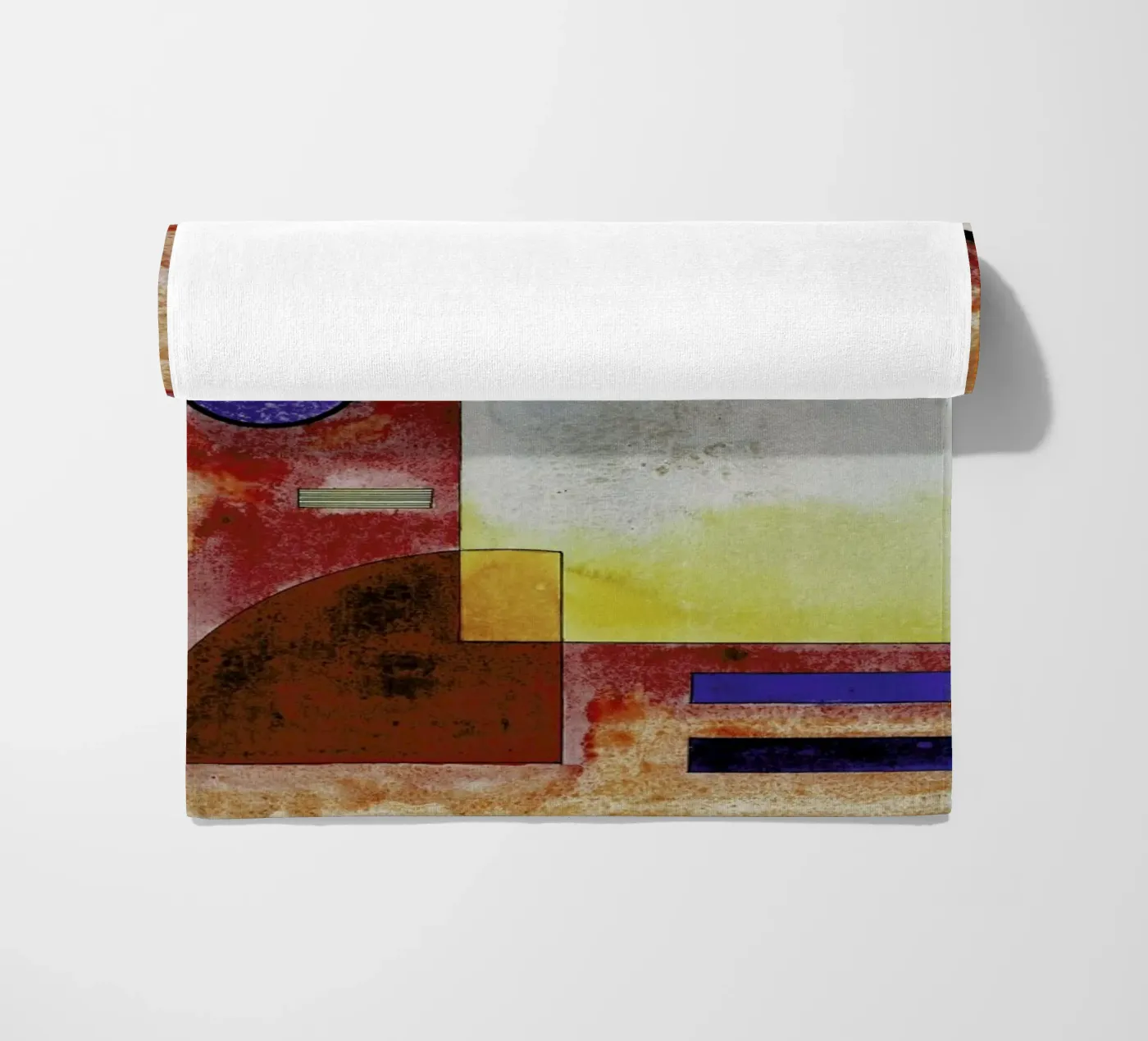 Kandinsky - Intermingling strandhanddoek van ARTOTHEK