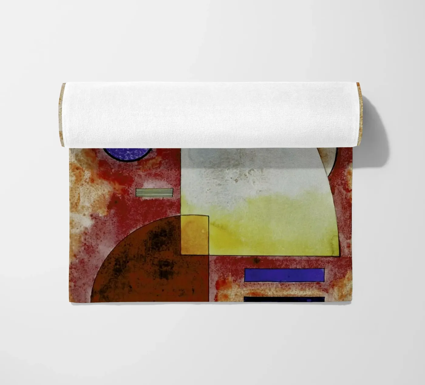 Kandinsky - Intermingling strandhanddoek van ARTOTHEK