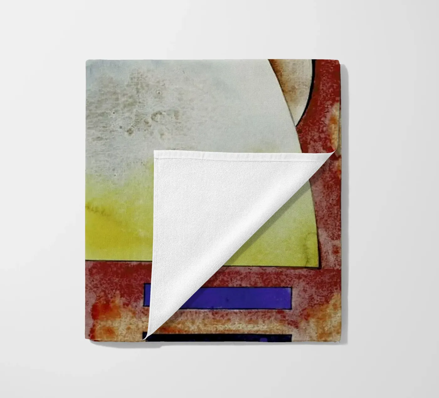 Kandinsky - Intermingling strandhanddoek van ARTOTHEK