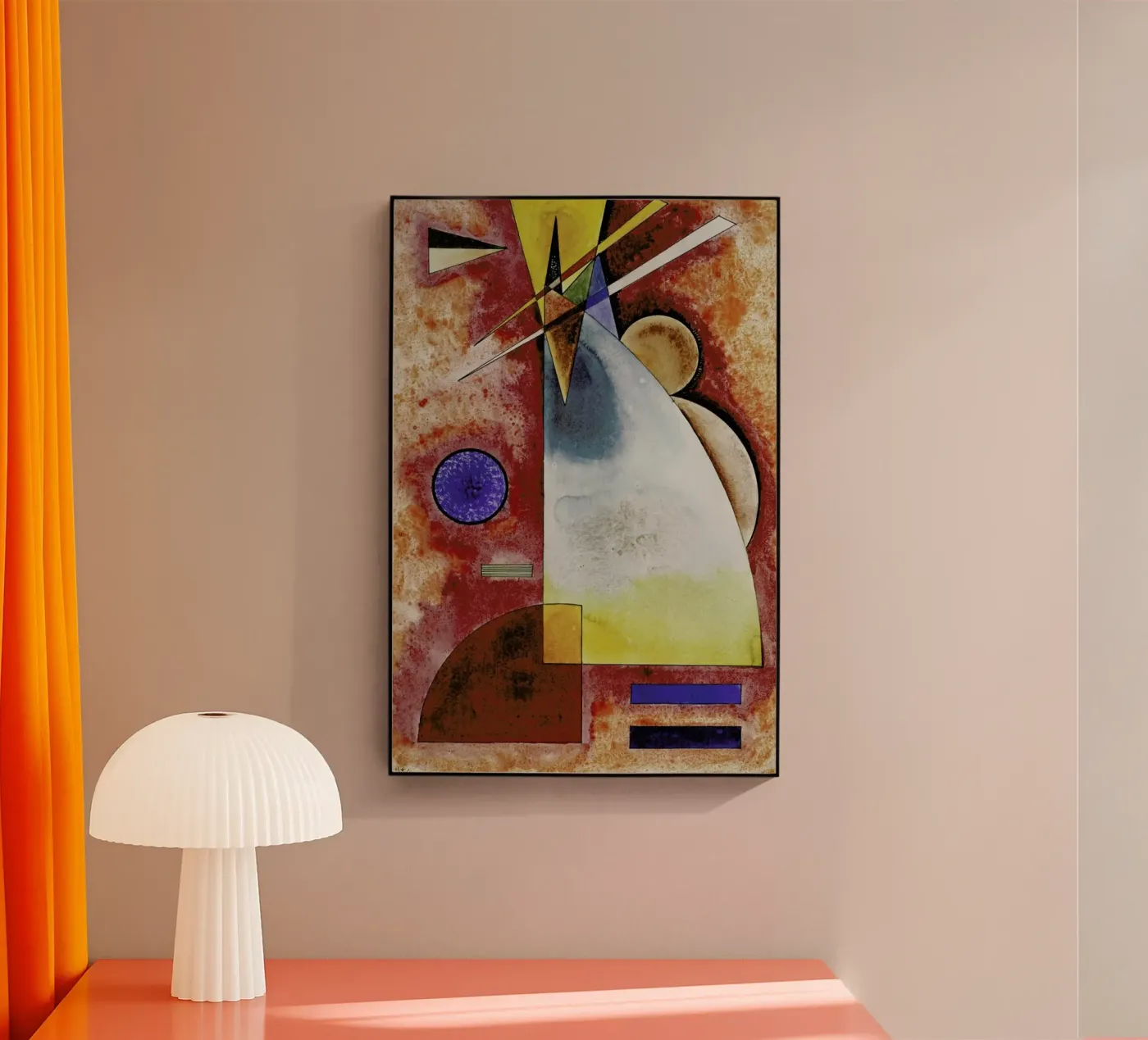 Kandinsky - Intermingling acryl van ARTOTHEK