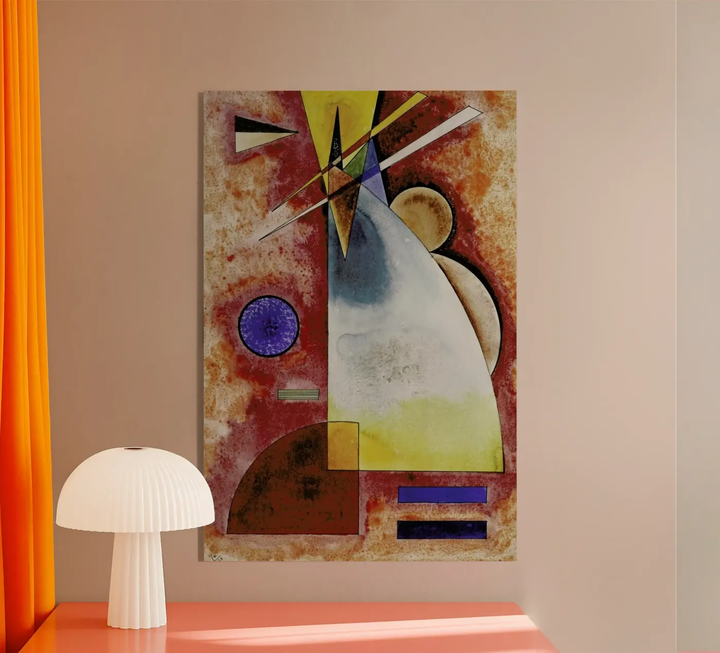 Kandinsky - Intermingling acryl van ARTOTHEK
