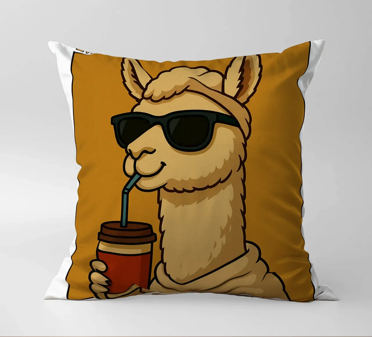 More Espresso Less Despresso Llama cuscino da the gindils