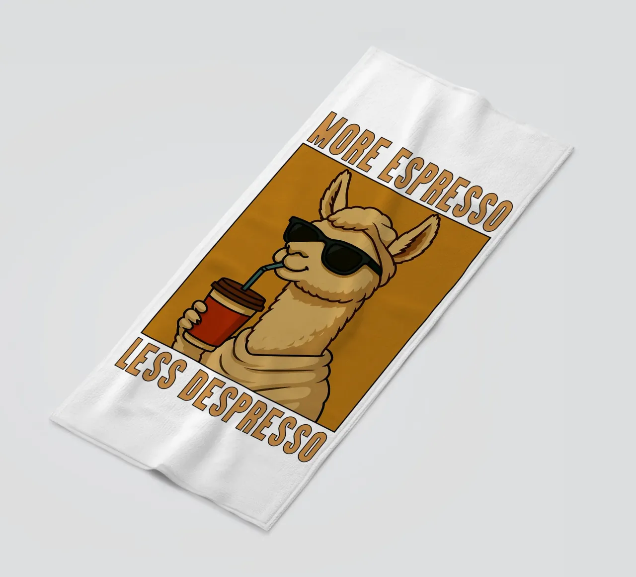 More Espresso Less Despresso Llama telo mare da the gindils