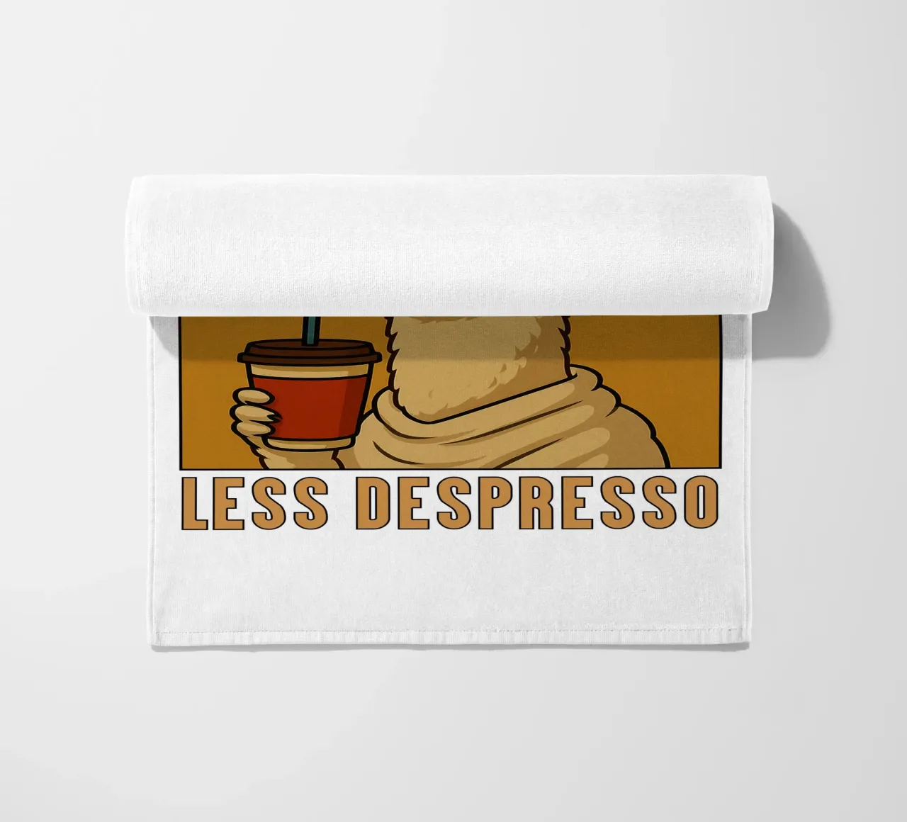 More Espresso Less Despresso Llama telo mare da the gindils