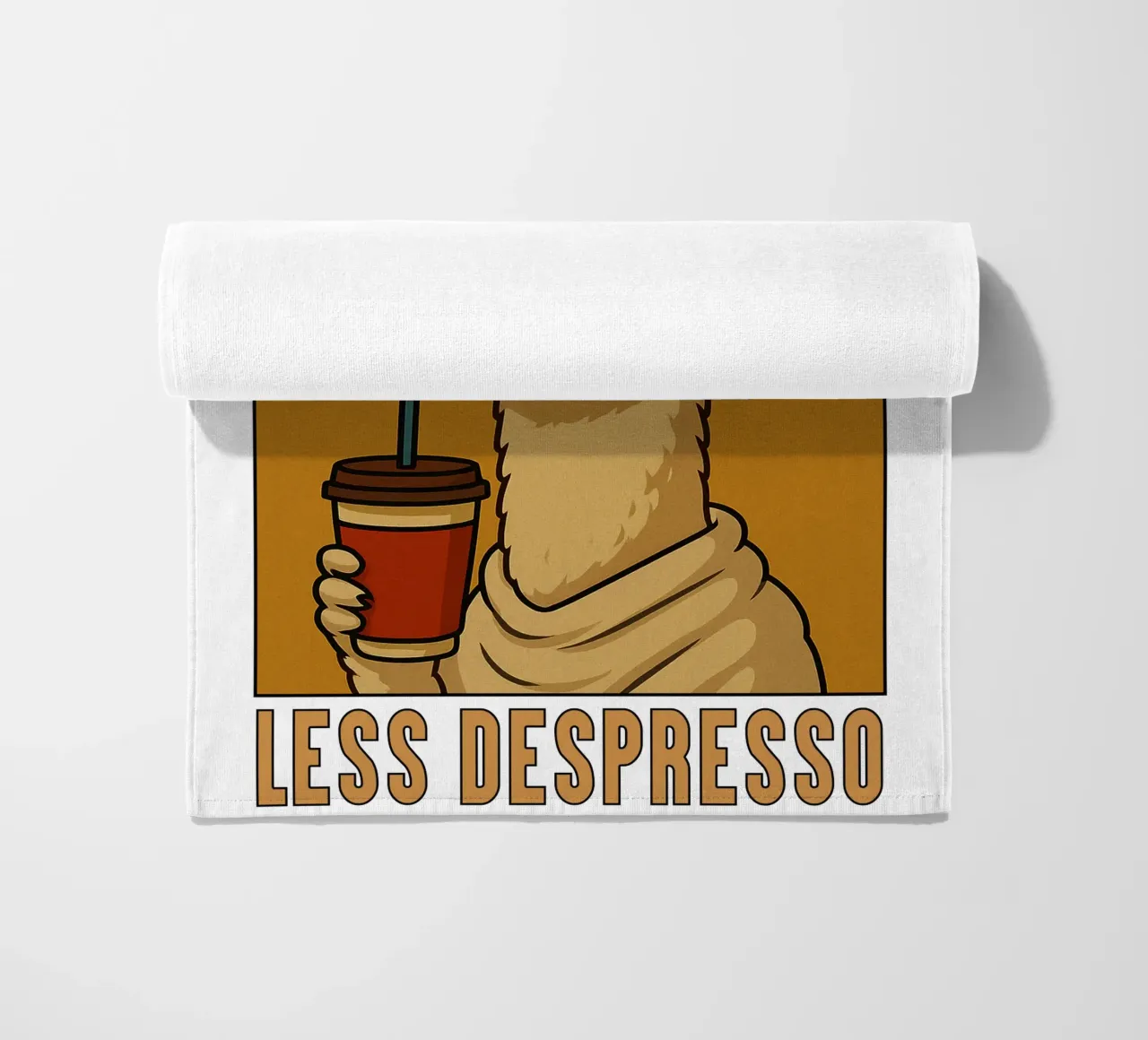 More Espresso Less Despresso Llama telo mare da the gindils