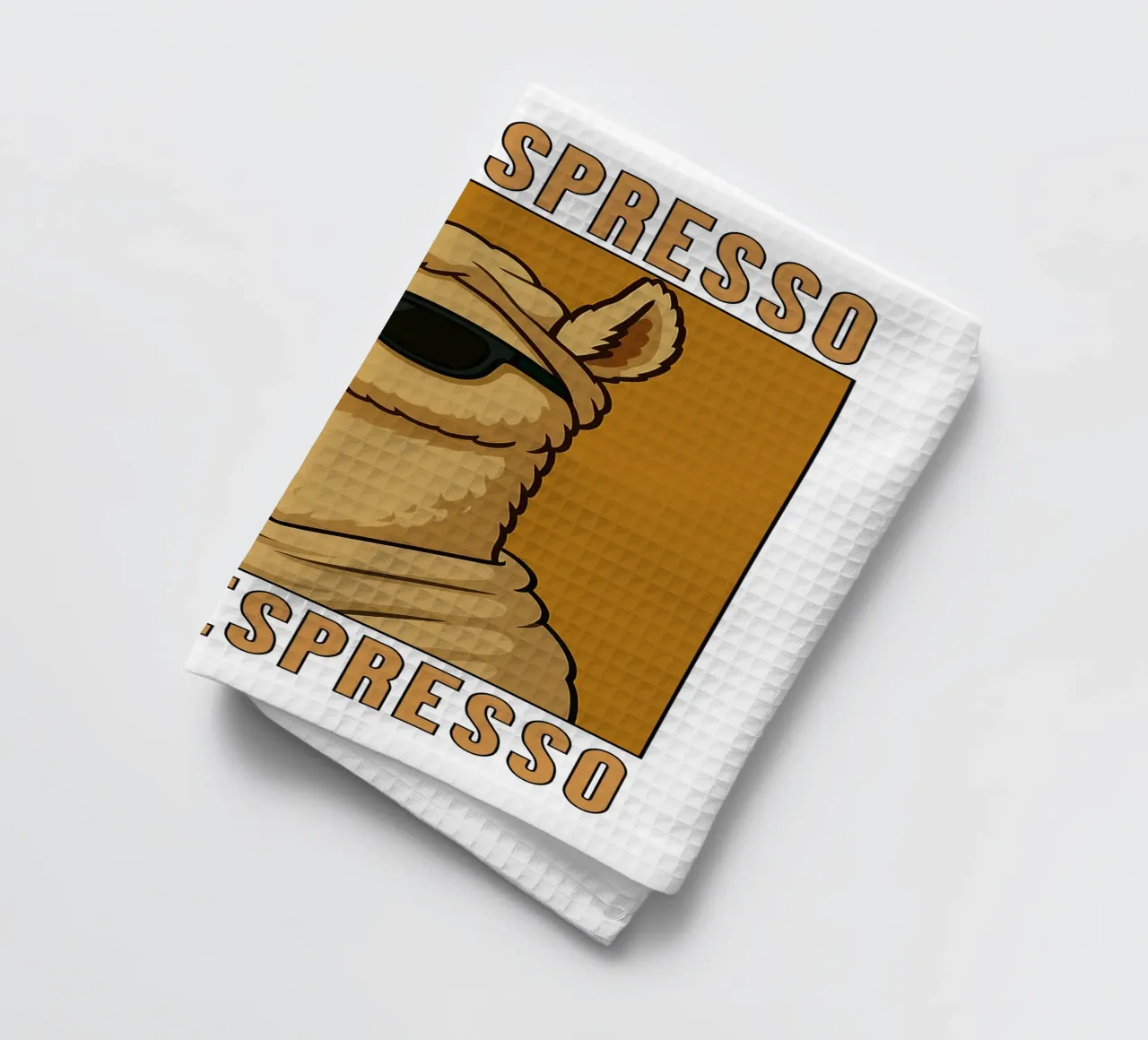 More Espresso Less Despresso Llama canovaccio da cucina da the gindils