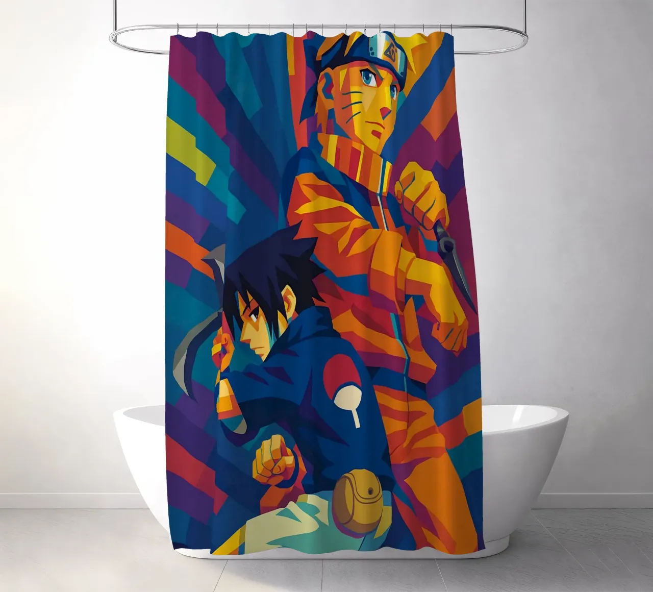 Naruto And Sasuke tenda da doccia da HopeStudio