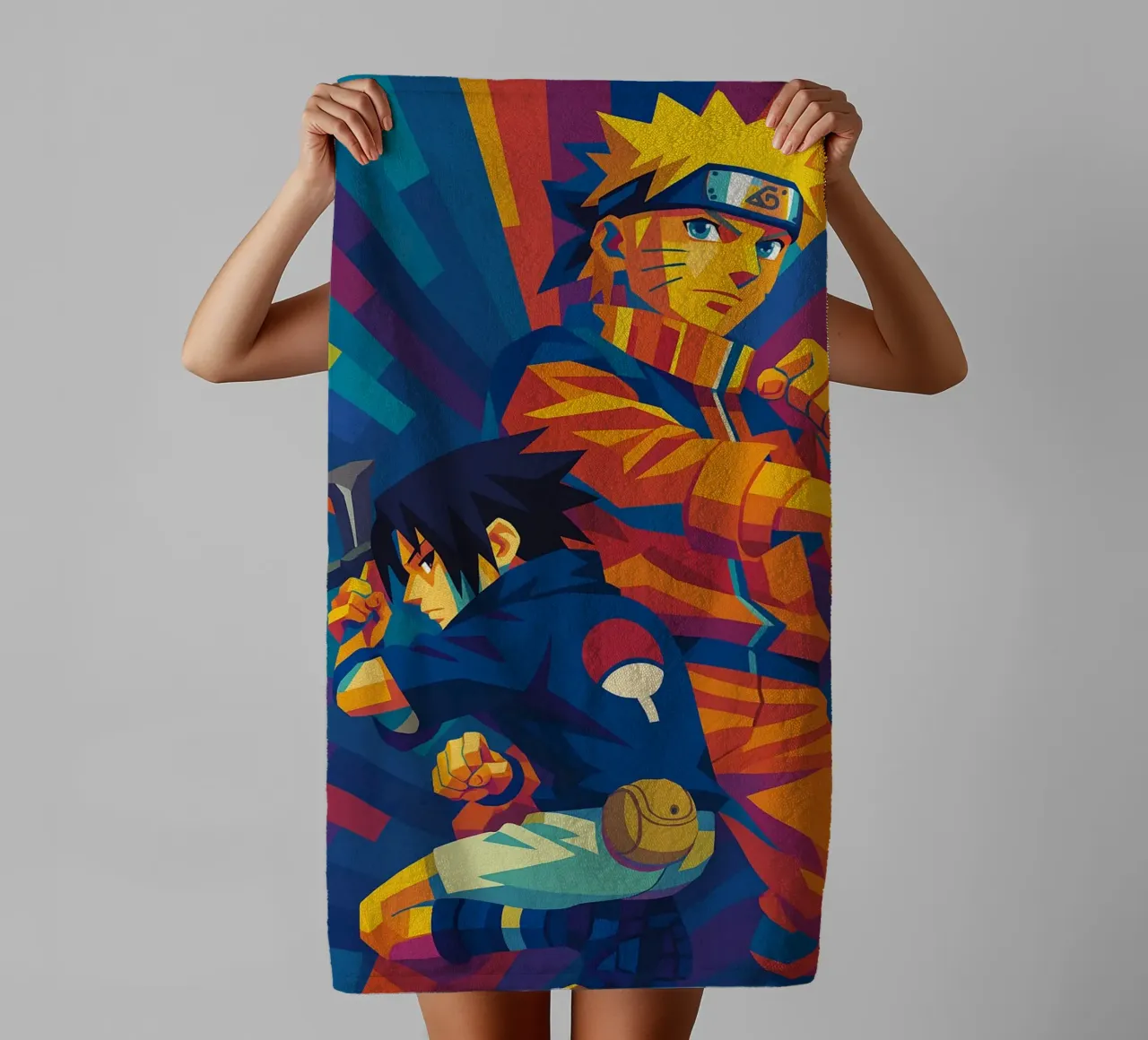 Naruto And Sasuke asciugamano da bagno da HopeStudio