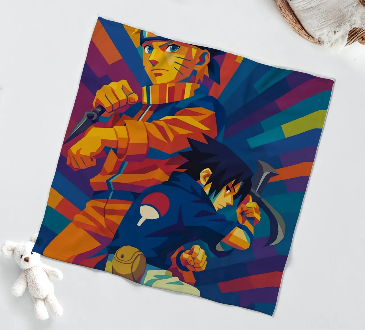 Naruto And Sasuke coperta in pile da HopeStudio