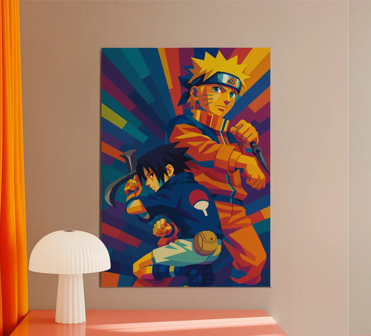 Naruto And Sasuke alluminio dibond da HopeStudio