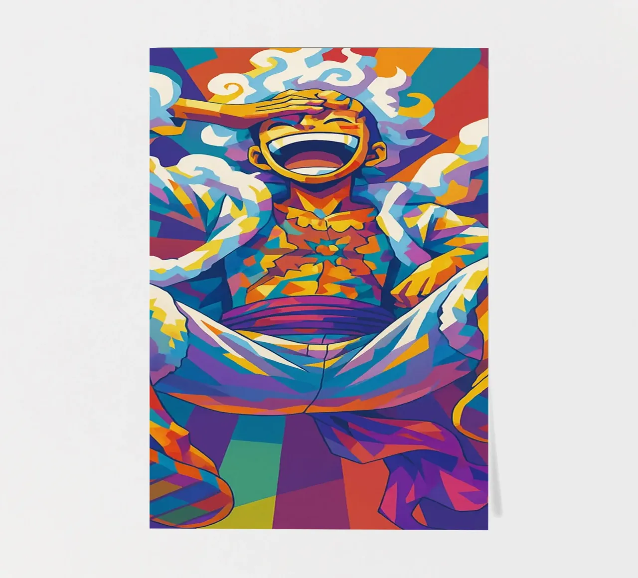 Luffy Gear 5 sticker sheet by HopeStudio