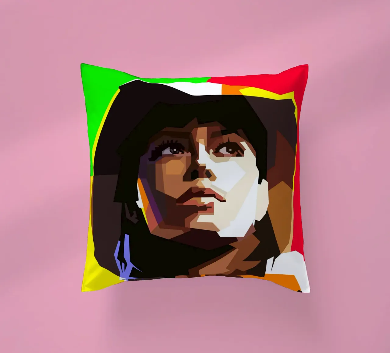 Jessica Biel Attrice di Hollywood WPAP Trending Now cuscino da Artkreator