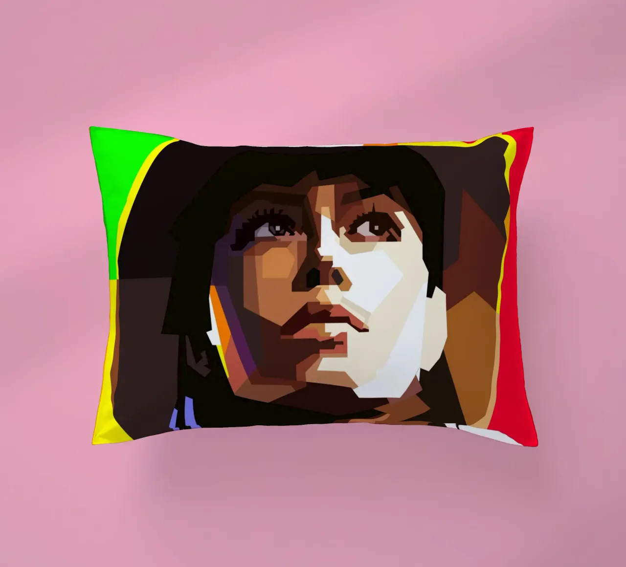 Jessica Biel Attrice di Hollywood WPAP Trending Now cuscino da Artkreator