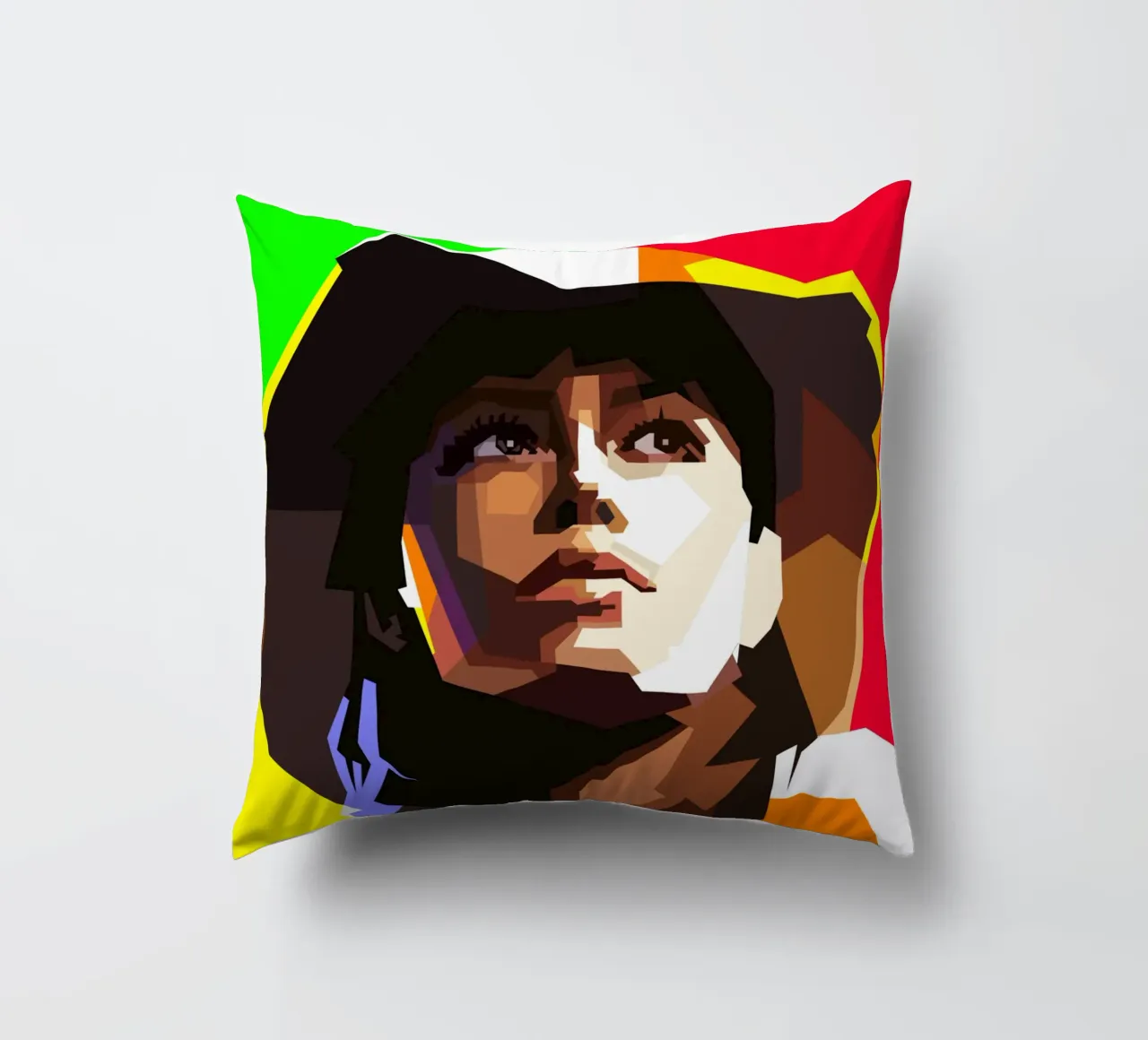 Jessica Biel Attrice di Hollywood WPAP Trending Now cuscino da Artkreator