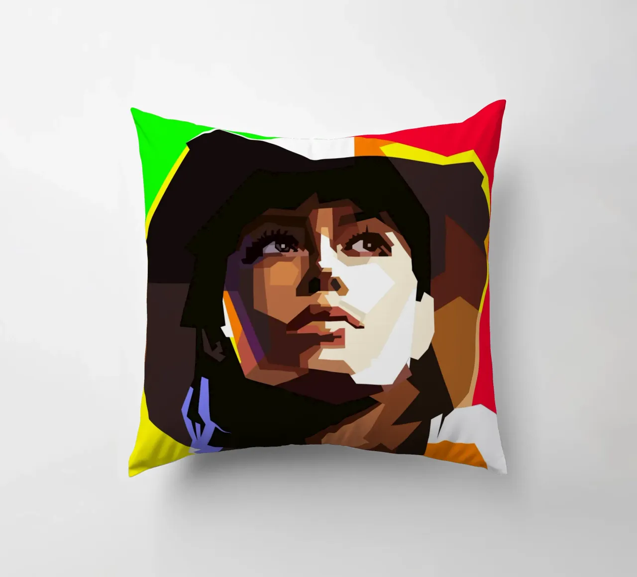 Jessica Biel Attrice di Hollywood WPAP Trending Now cuscino da Artkreator