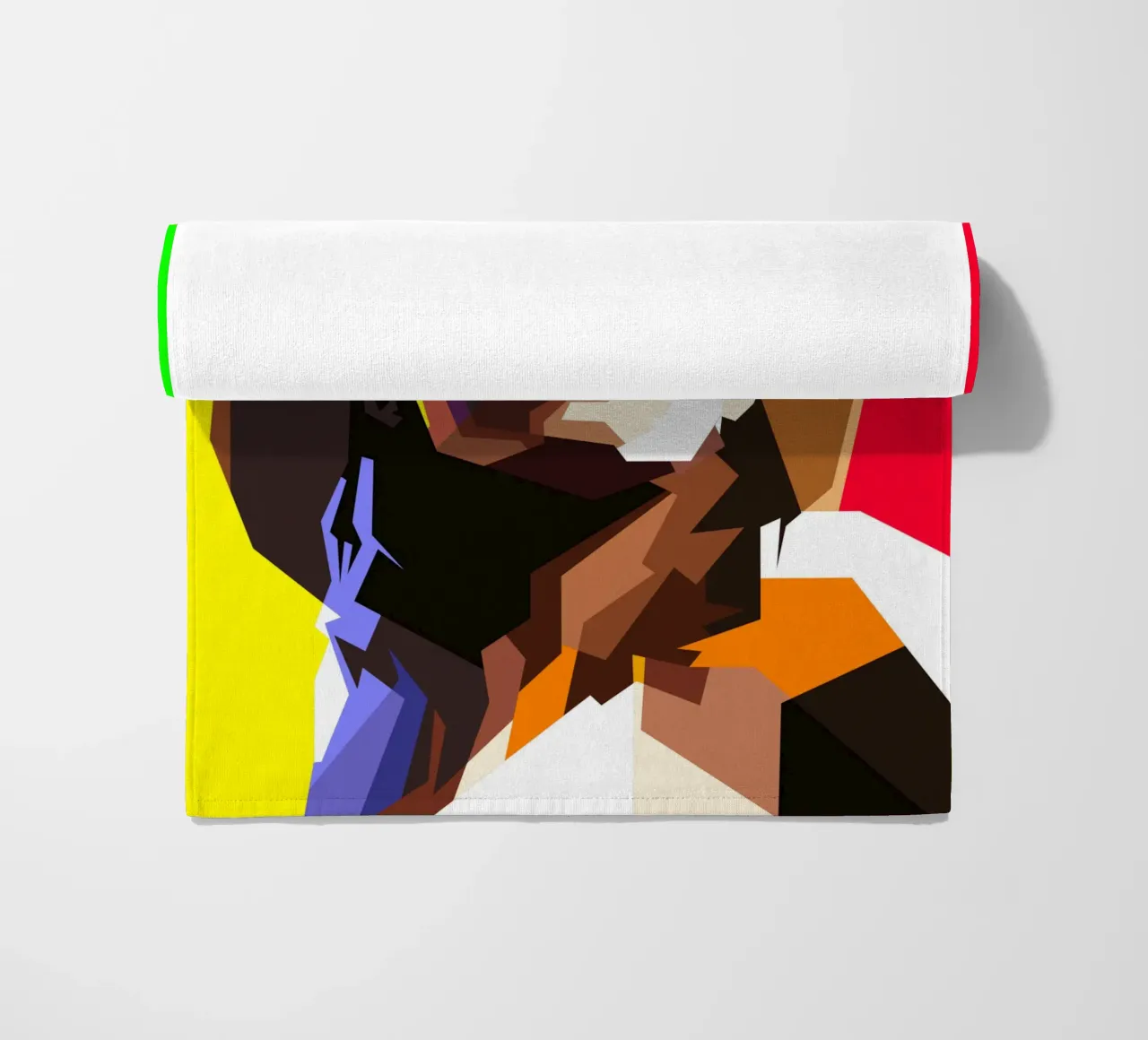 Jessica Biel Hollywood Actress WPAP Trending Now beach towel by Artkreator