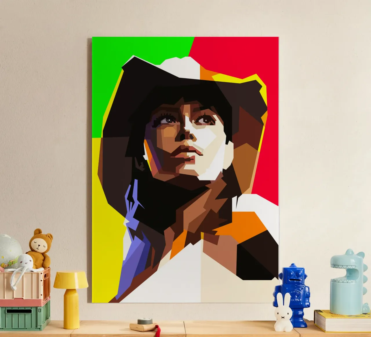 Jessica Biel Hollywood Actress WPAP Trending Now acrylic glass by Artkreator