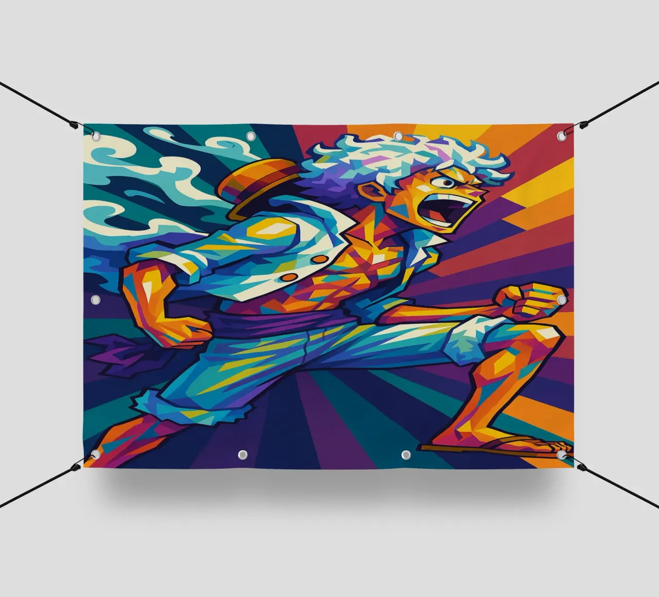 Luffy Gear 5 telo in pvc da HopeStudio