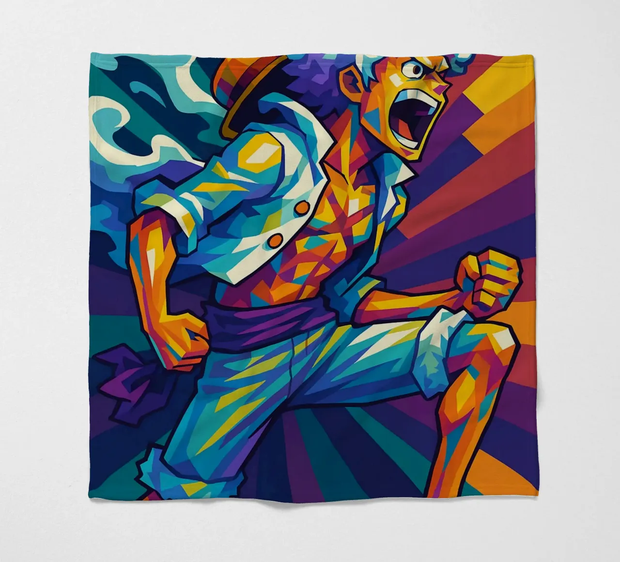 Luffy Gear 5 manta de franela de HopeStudio