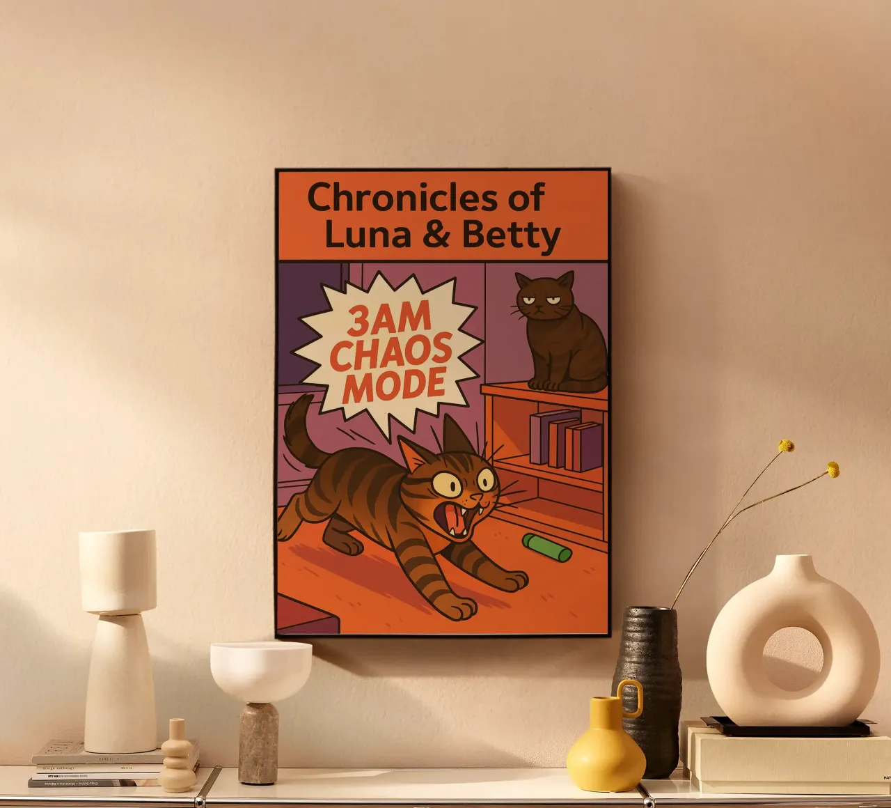 3am chaos mode funny Cat metacrilato de the gindils