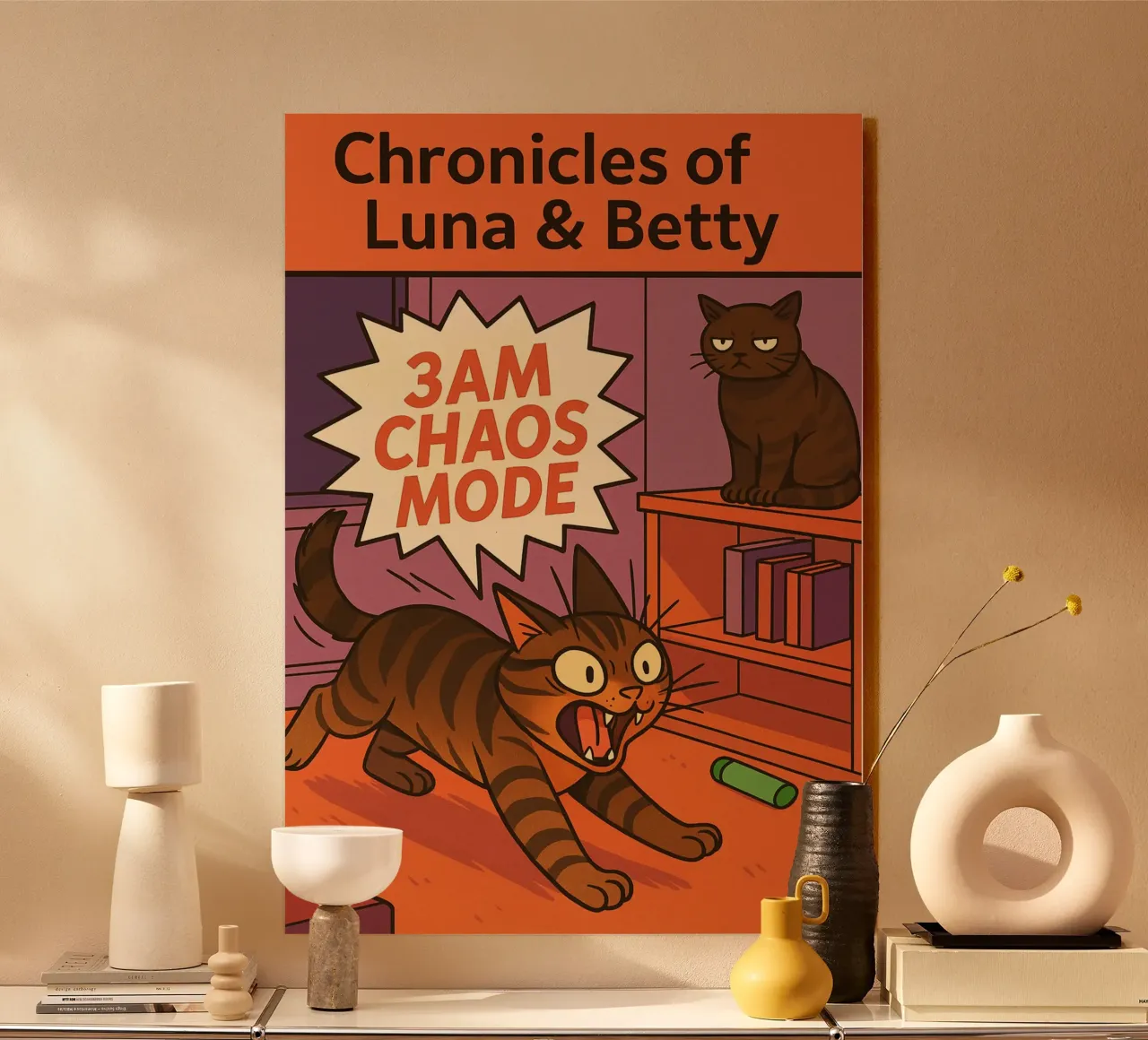 3am chaos mode funny Cat metacrilato de the gindils