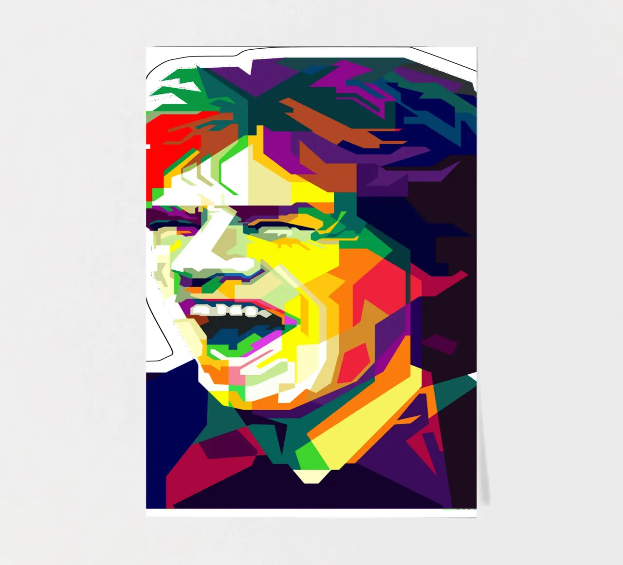 Mick Jagger Rock-Ikone WPAP Trending Now Stickerbogen von Artkreator