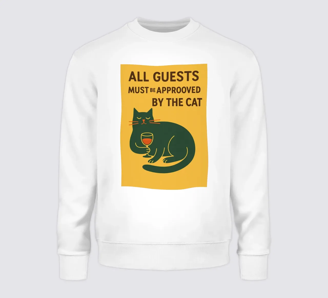 Todos los invitados deben ser aprobados por el gato sudadera de the gindils
