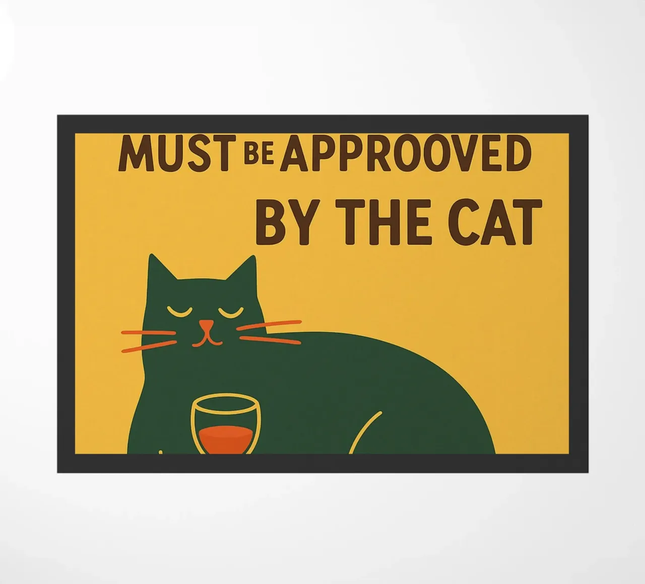 Tutti gli ospiti devono essere approvati dal Gatto zerbino da the gindils