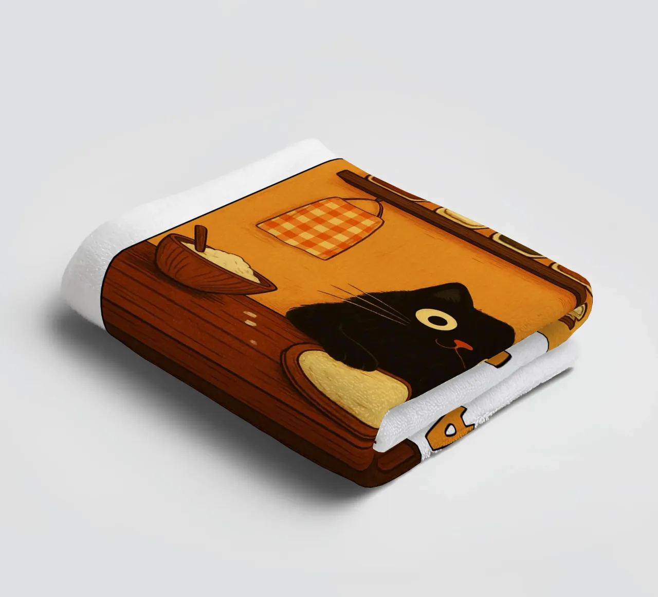 Baking Is Therapy And I Need a Lot of It Cute Cat towel by the gindils