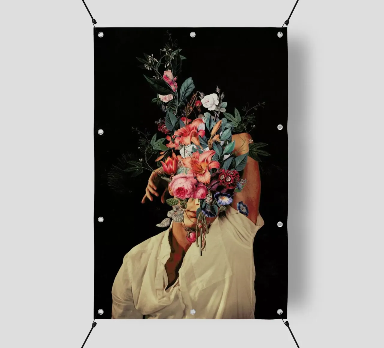 Roses Bloomed Everytime I Thought Of You telo in pvc da Frank Moth