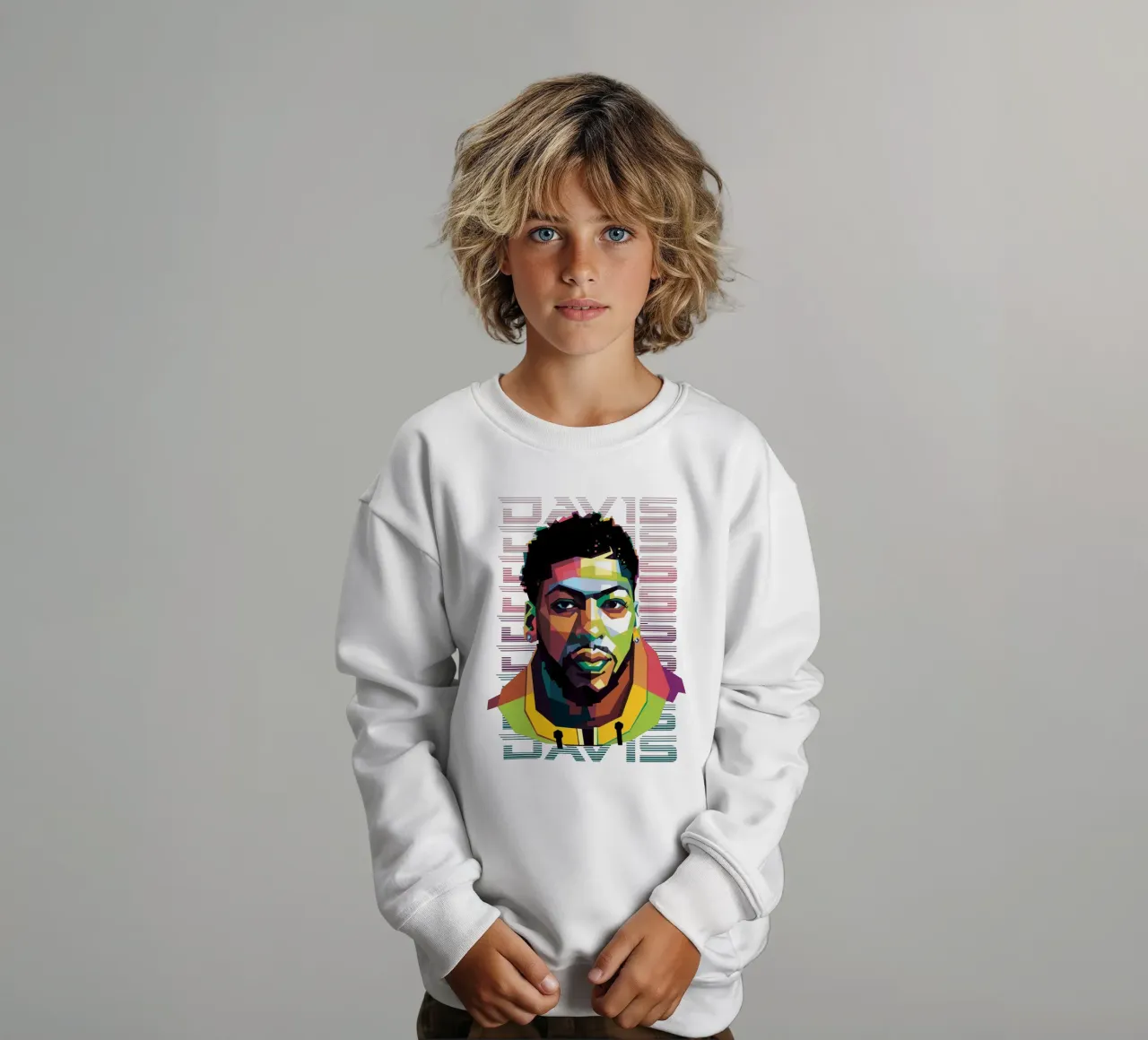 Anthony Davis in WPAP felpa bambino da Alkahfsmart