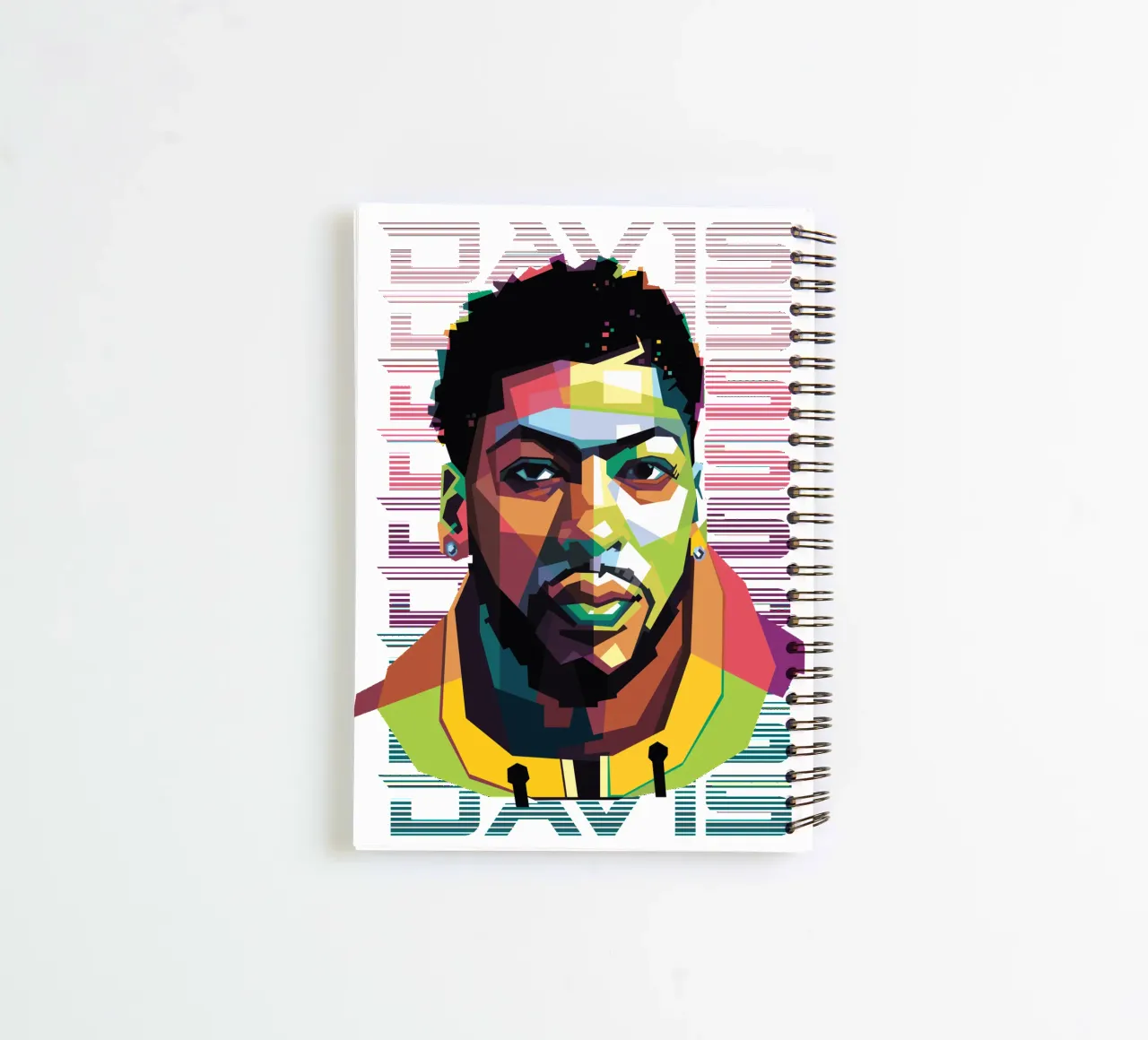 Anthony Davis in WPAP spiral notebook by Alkahfsmart