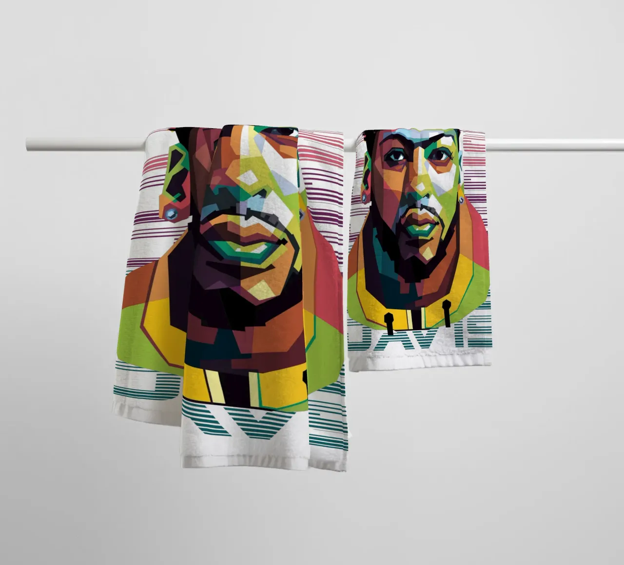 Anthony Davis in WPAP asciugamano da bagno da Alkahfsmart
