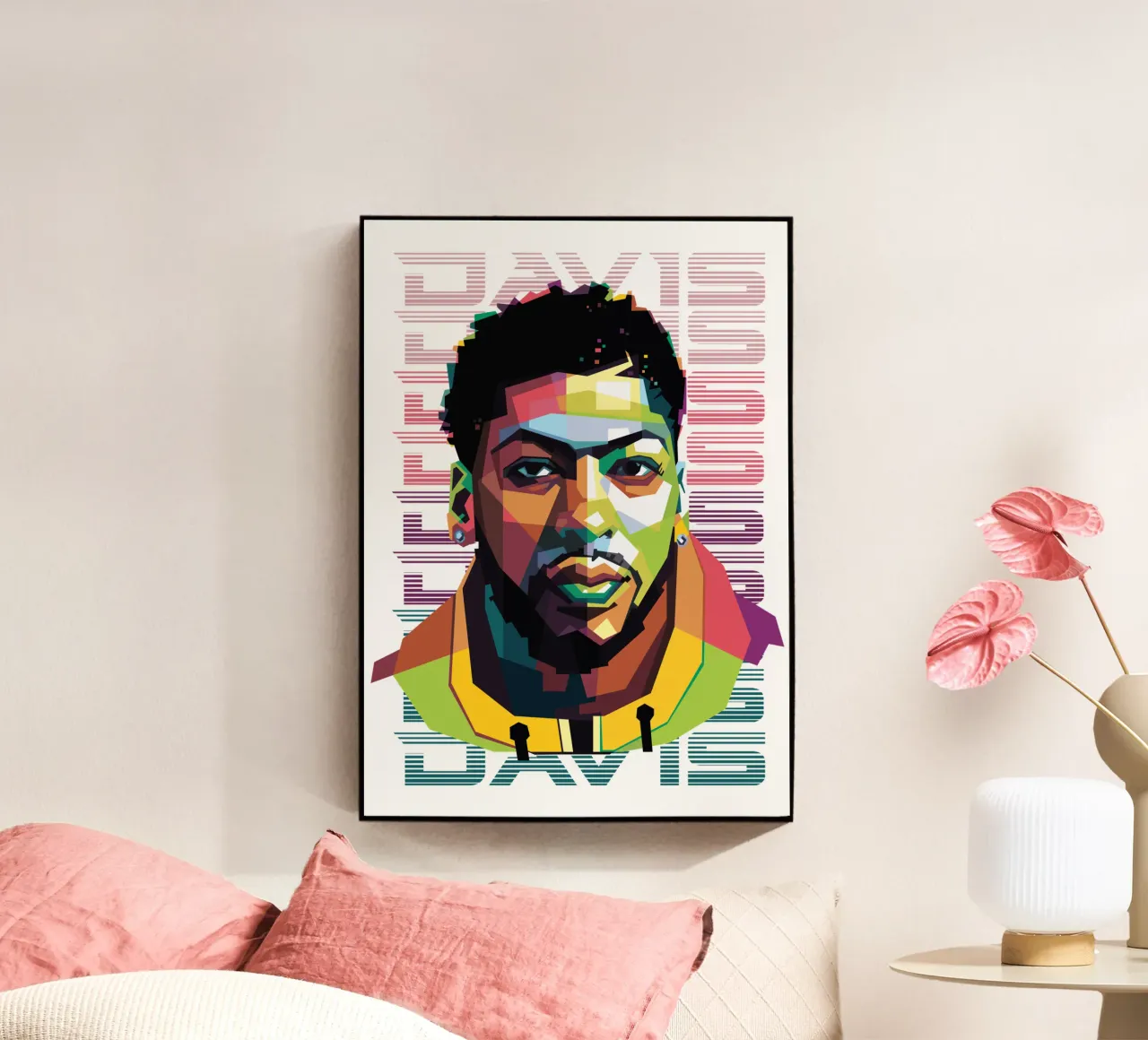 Anthony Davis in WPAP plexiglass da Alkahfsmart