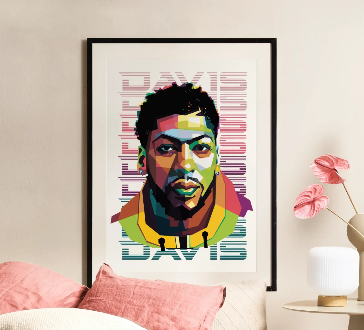 Anthony Davis in WPAP carta hahnemühle da Alkahfsmart