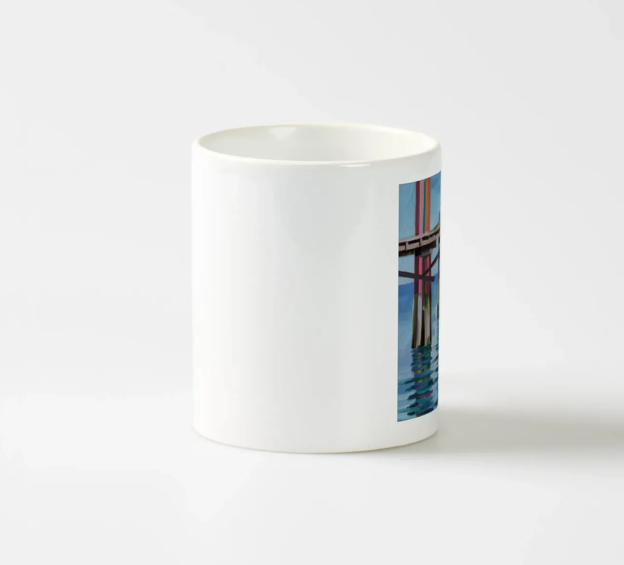 Oude Pier Echo keramische mok van Mystic Grain