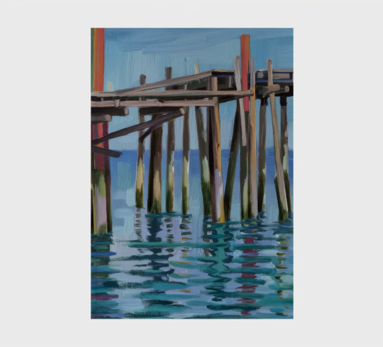 Old Pier Echo notebook by Mystic Grain