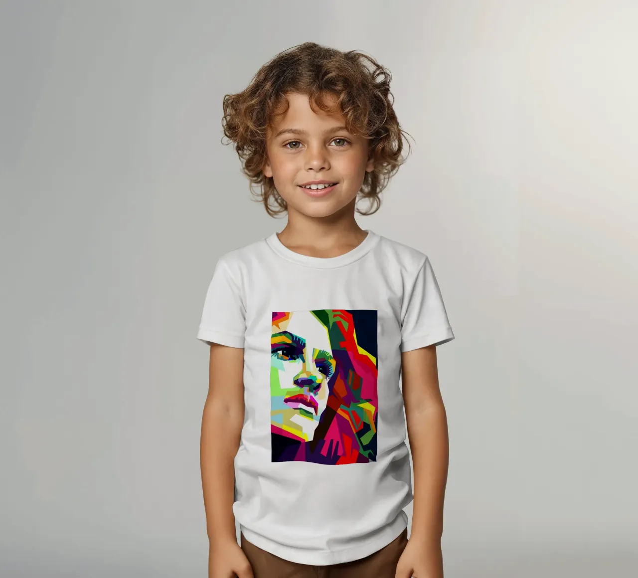 Julia Roberts Actress Movie WPAP Trending Now kids t-shirt by Artkreator