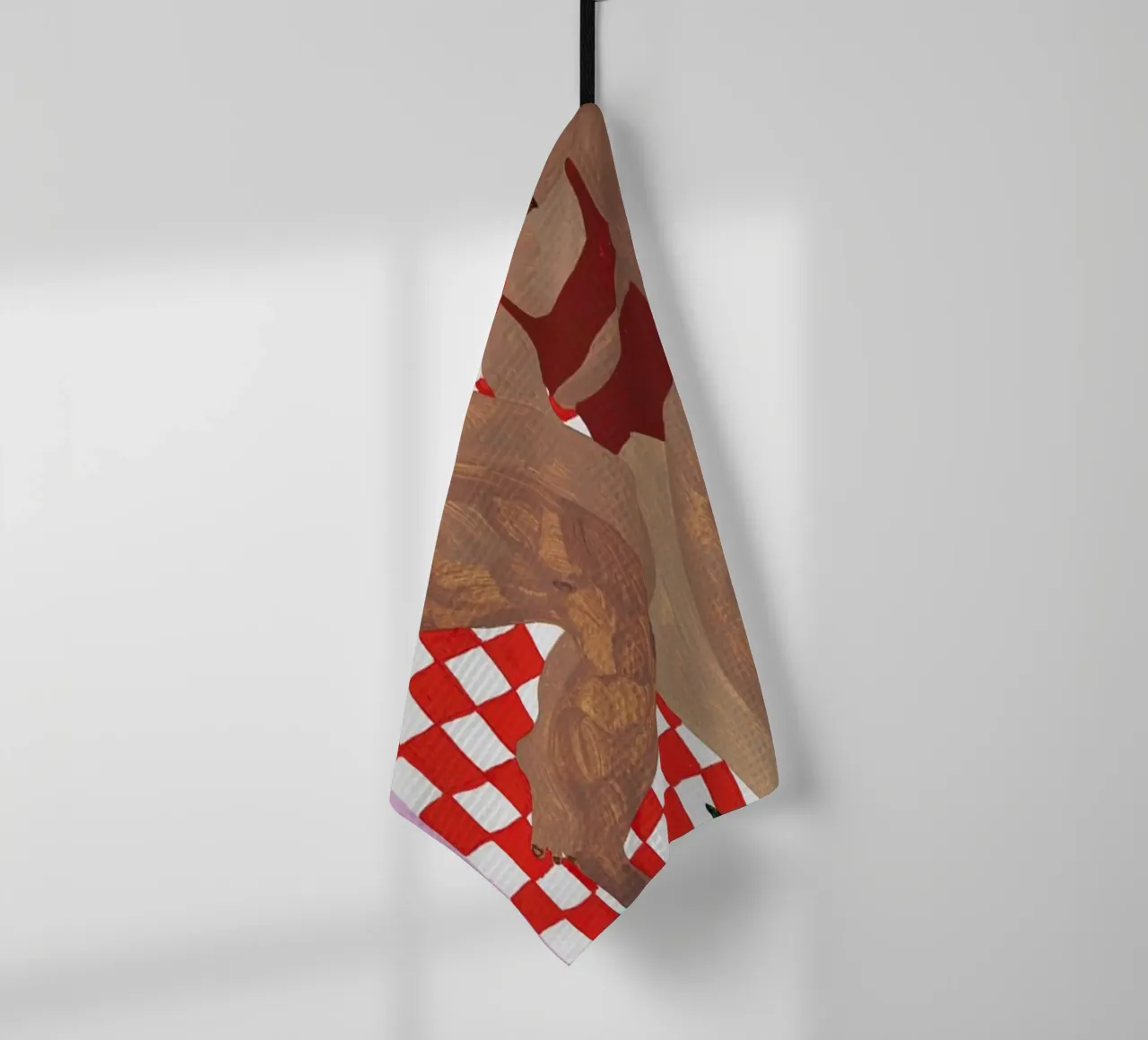 Summer Lunch tea towel by Nudes and Croissants