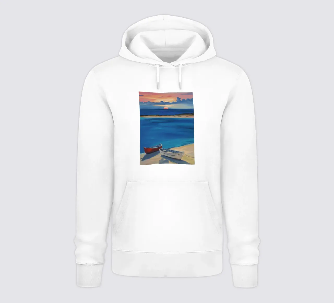 Silenzio di Sunset Bay felpa con cappuccio da Mystic Grain