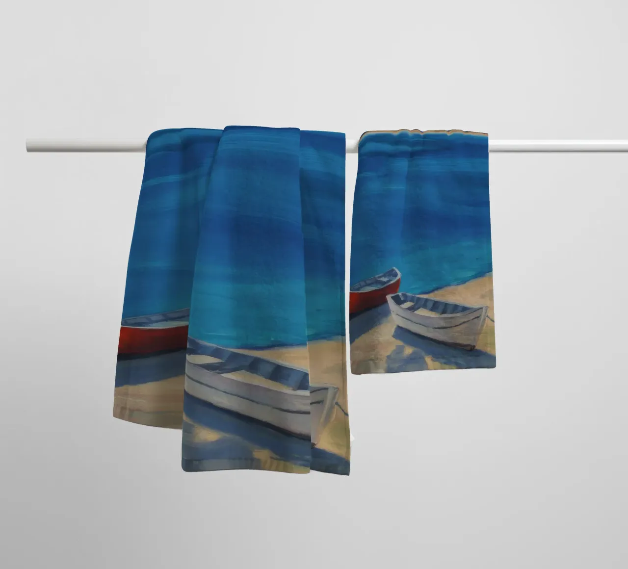 Silenzio di Sunset Bay asciugamano da bagno da Mystic Grain