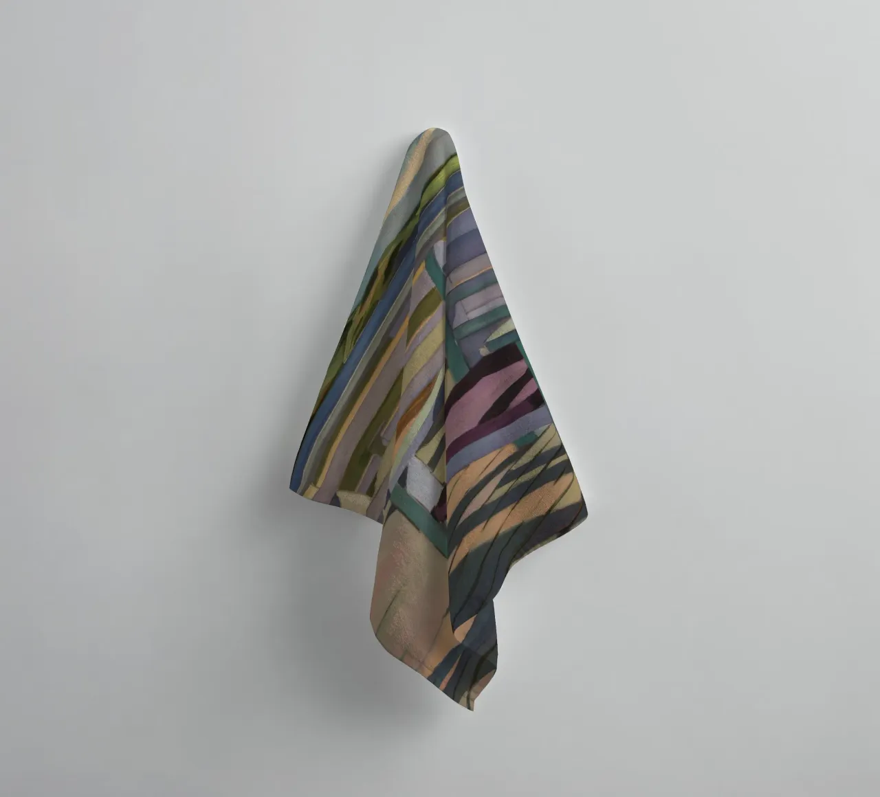 Veranda Stoel Schaduwen badhanddoek van Mystic Grain