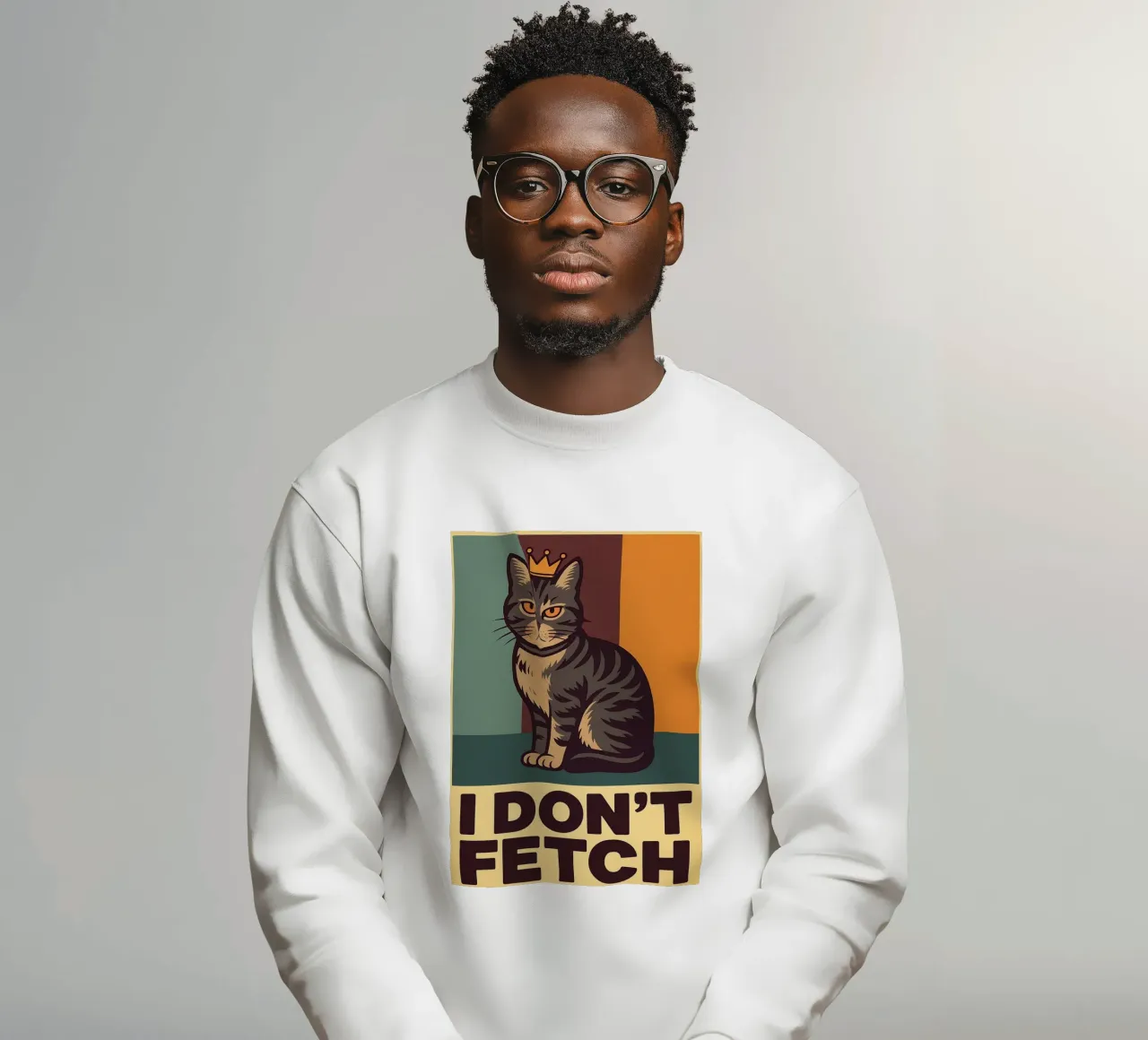 Ich hole keine lustige Katze Sweatshirt von the gindils