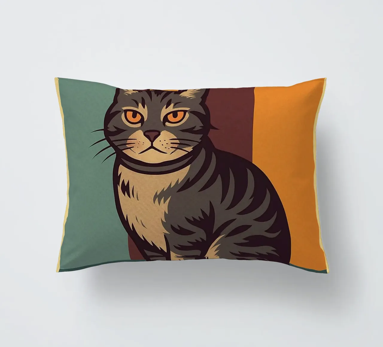i dont fetch funny Cat decorative cushion by the gindils