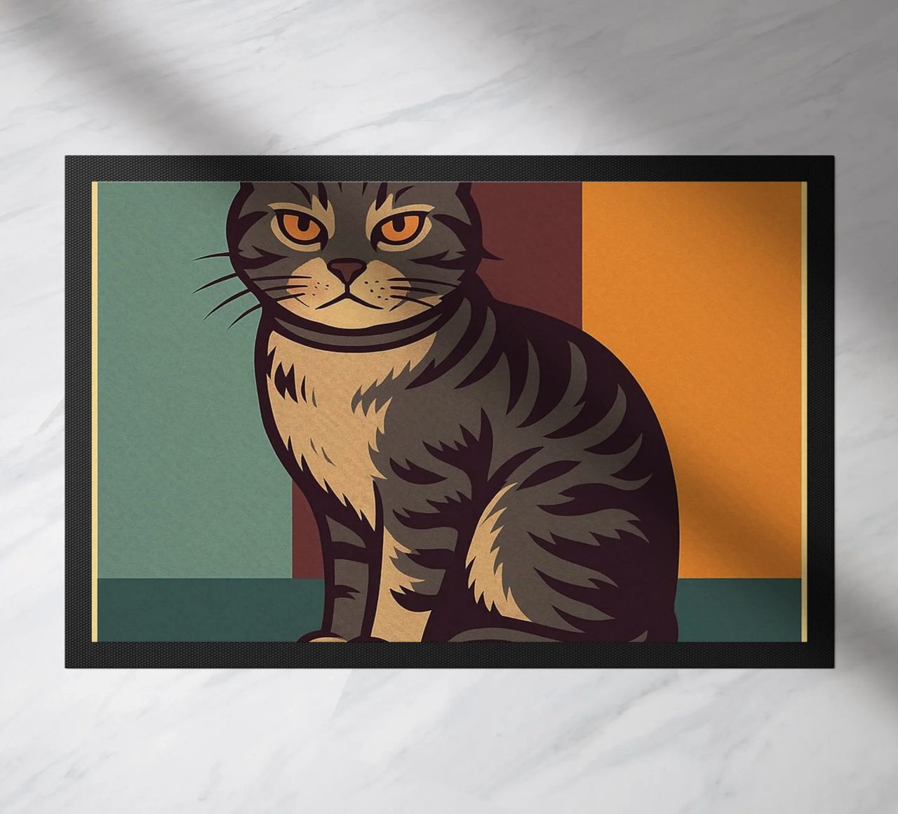 i dont fetch funny Cat doormat by the gindils