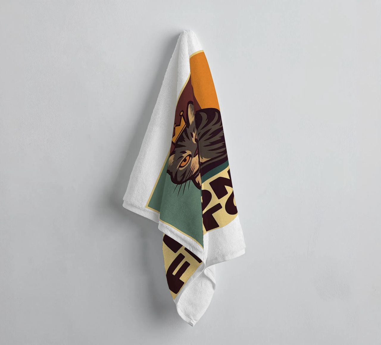 i dont fetch funny Cat towel by the gindils